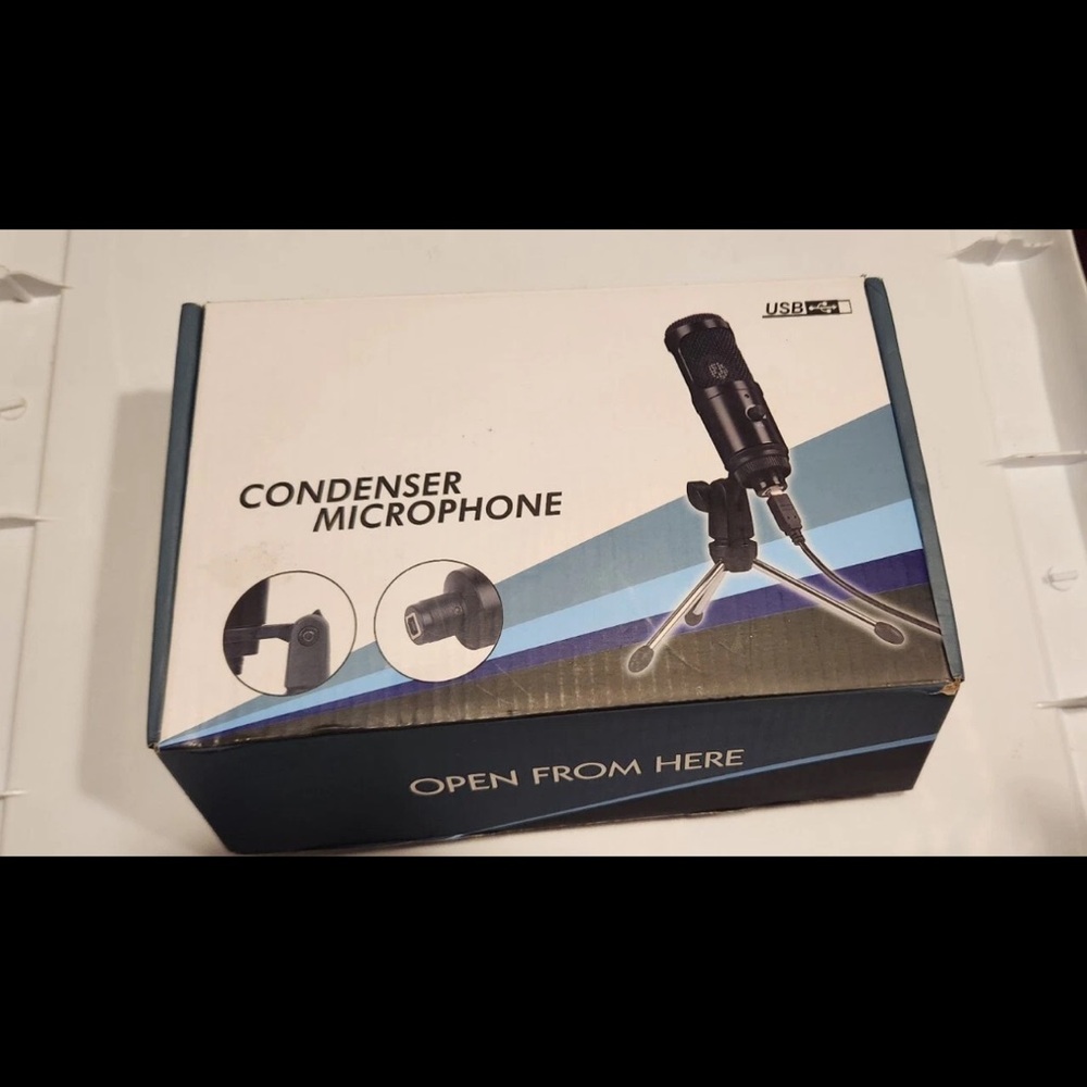 Microphone Black New  Open Box